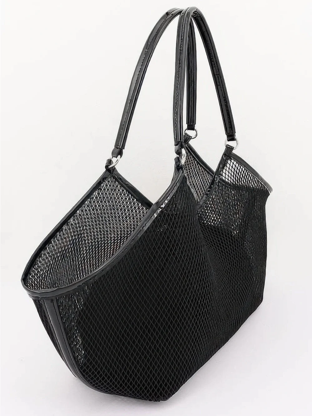 Mesh Tote Bag With Removable Liner